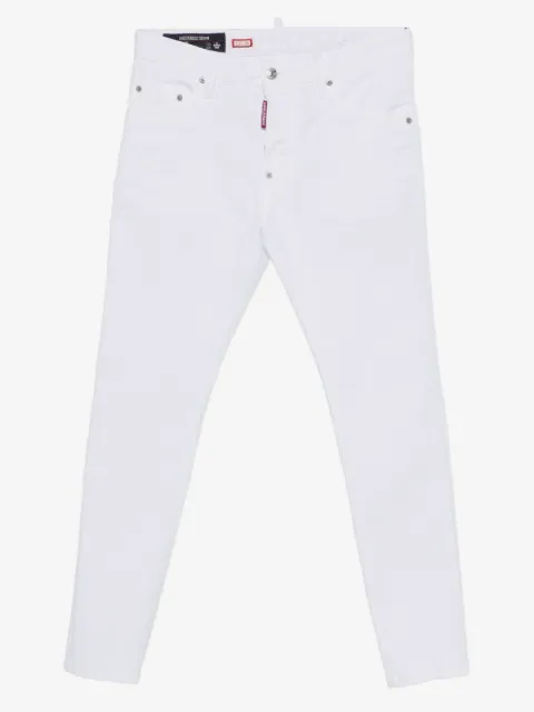 DSQUARED2 Skater rivet cotton skinny jeans