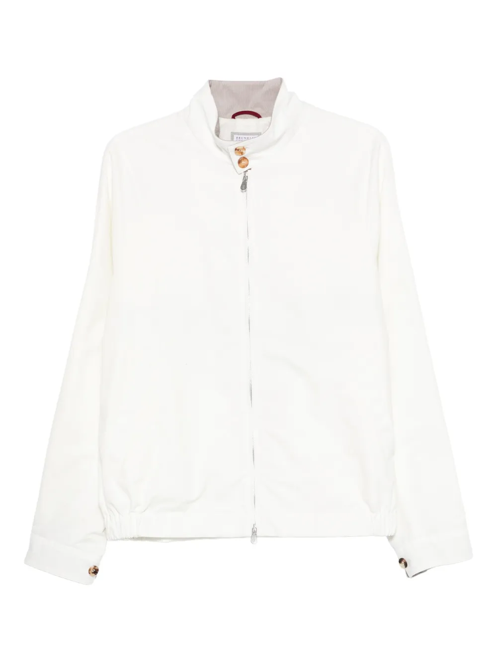 Brunello Cucinelli storm-flap jacket | White | Image 1