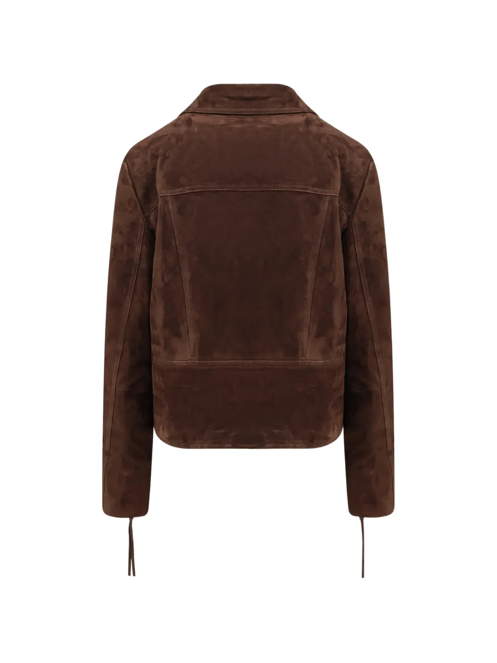 TOM FORD Suede Biker Jacket in Brown, view 2