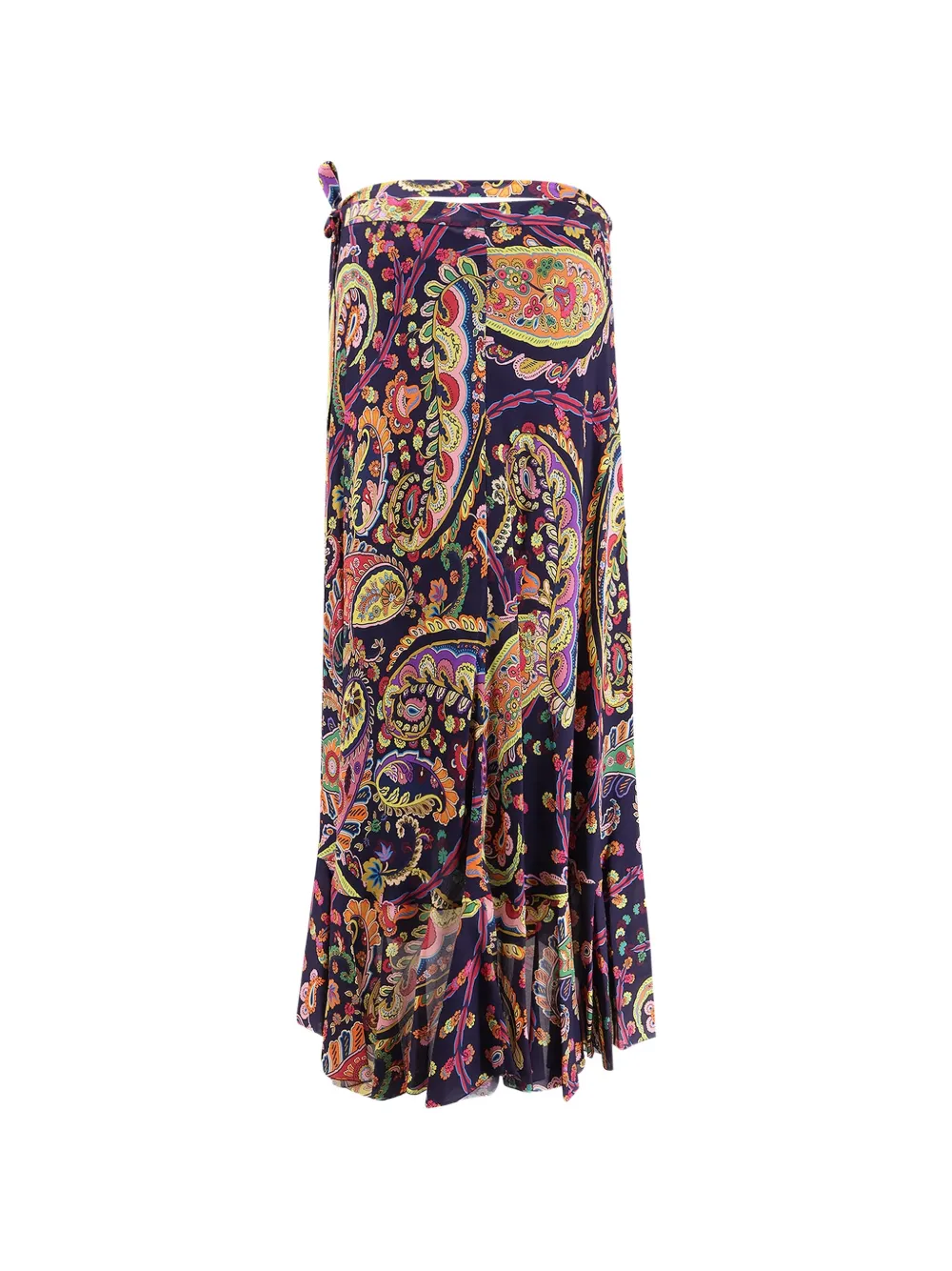 Ruffled Paisley Skirt