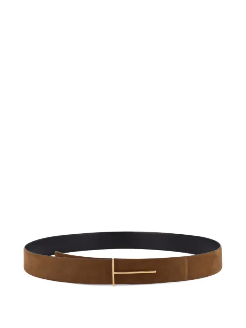 TOM FORD ceinture en daim à boucle