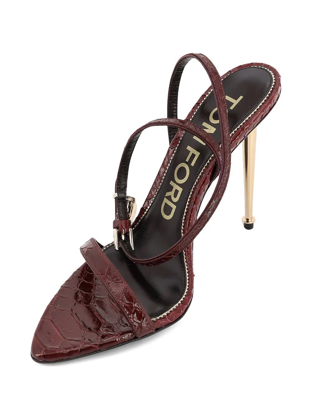 TOM FORD Stiletto sandalen Bruin