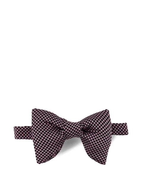 TOM FORD geometric-pattern bow tie