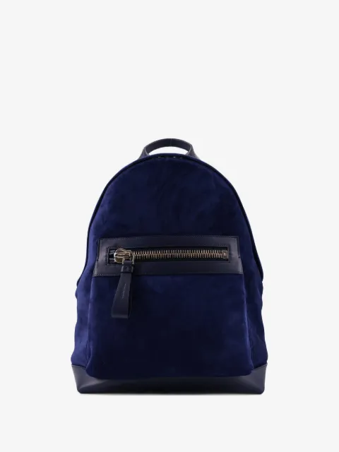 TOM FORD zipped velvet backpack