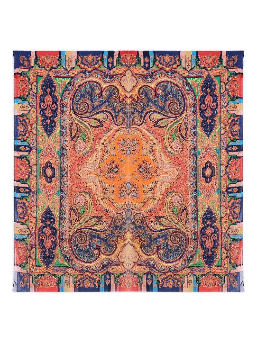 ETRO silk scarf - Arancione