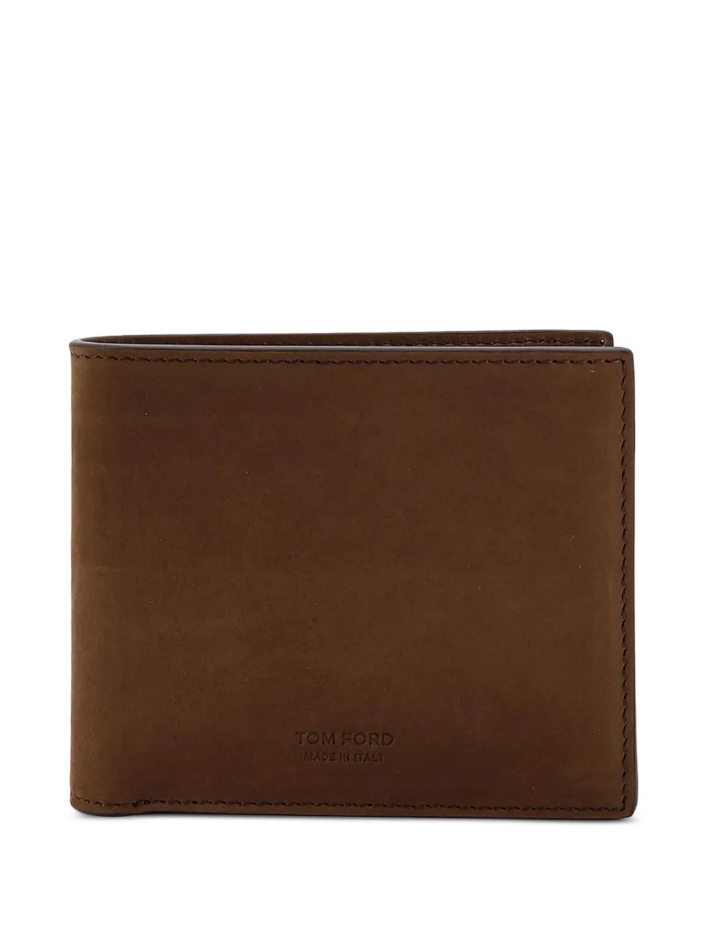 TOM FORD logo-embossed wallet - Marrone