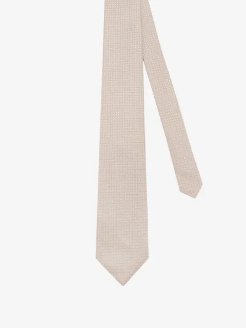 TOM FORD square-pattern silk tie