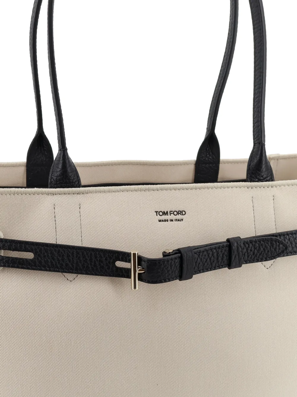 TOM FORD Medium Audrey shopper met gesp Beige