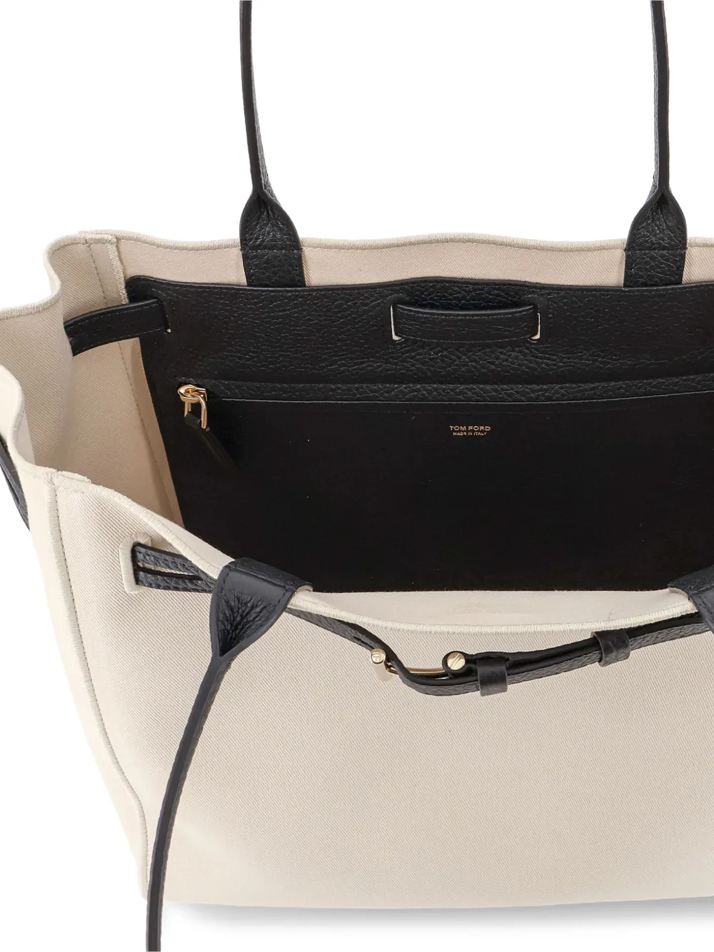 TOM FORD Medium Audrey shopper met gesp Beige