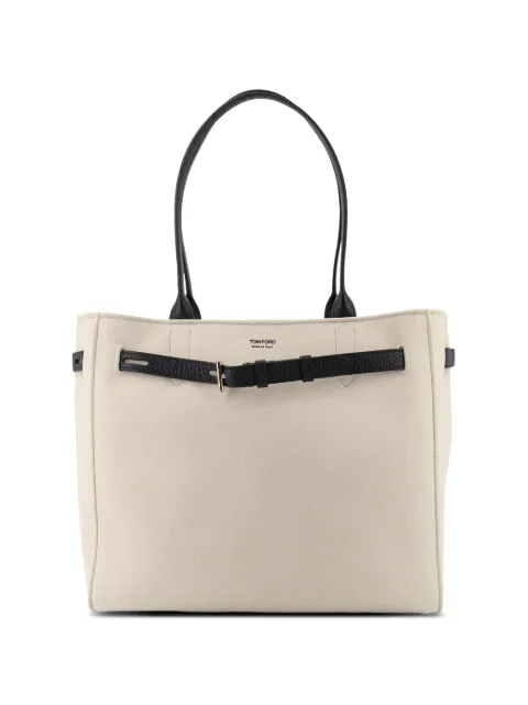 TOM FORD Bolsa tote Audrey média com fivela