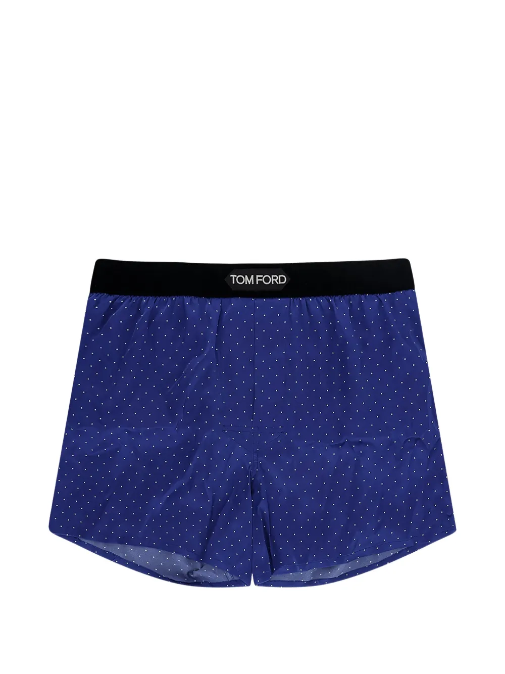 TOM FORD polka-dot waistband boxer briefs - Blu