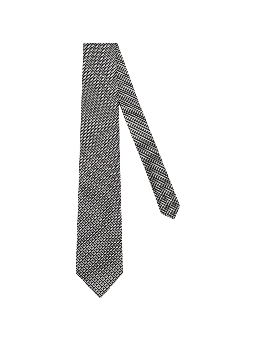 Tom Ford Patterned Tie In Gray