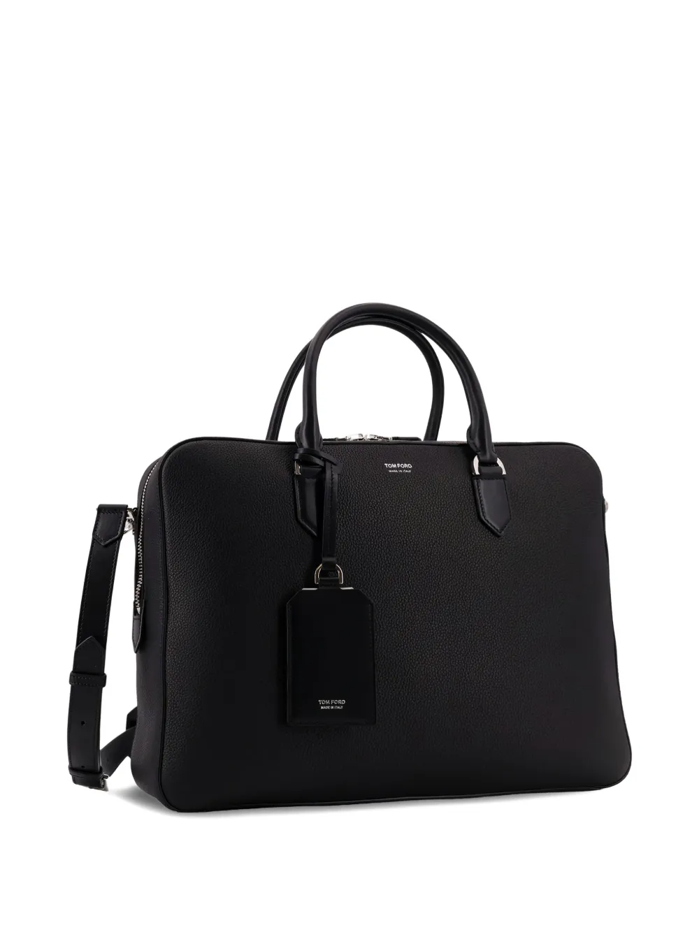  Tom Ford Top Handle Briefcase - Black 