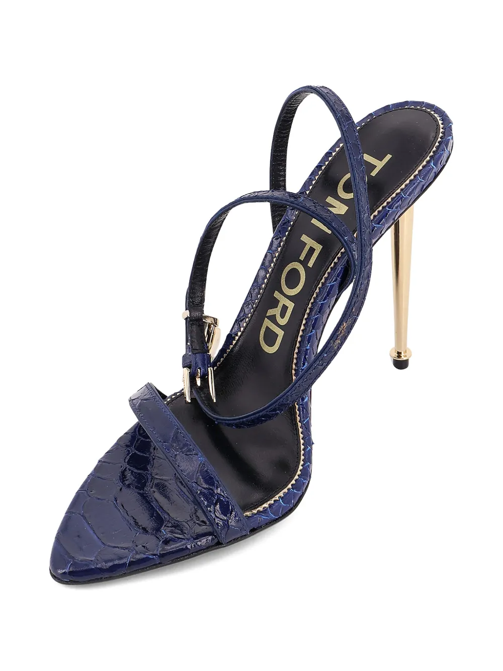 TOM FORD Leren sandalen Blauw