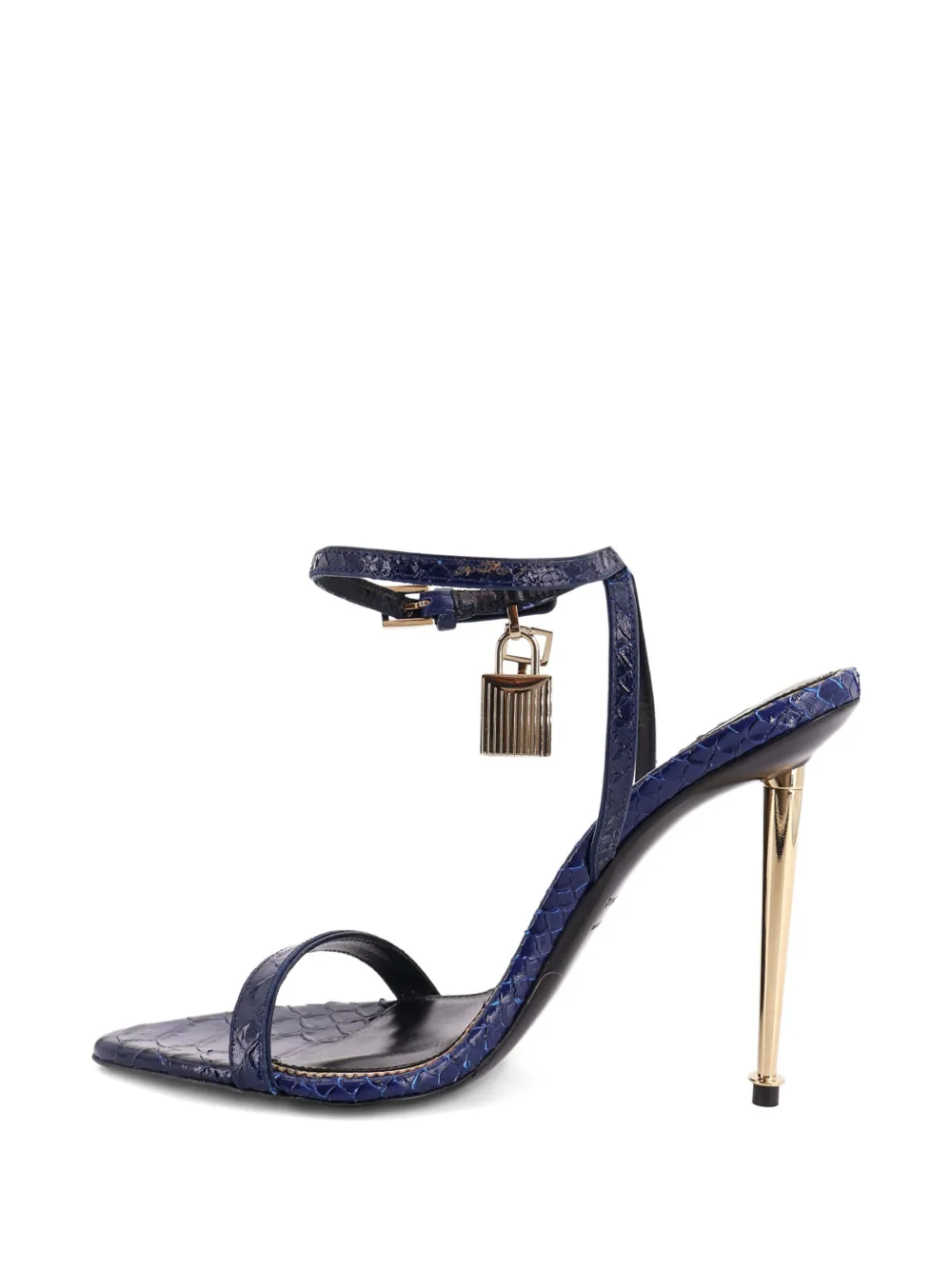 TOM FORD Leren sandalen Blauw