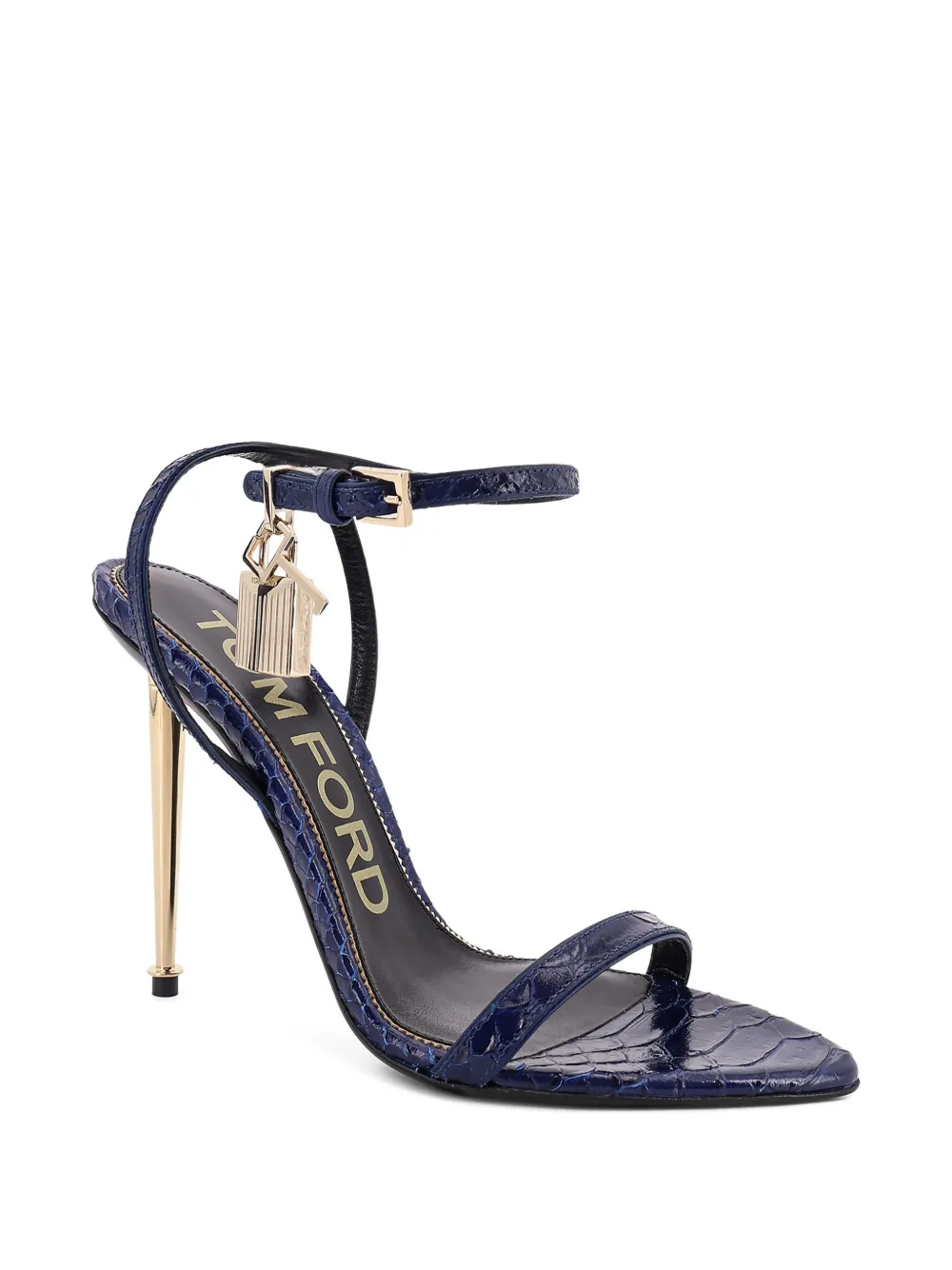TOM FORD Leren sandalen Blauw
