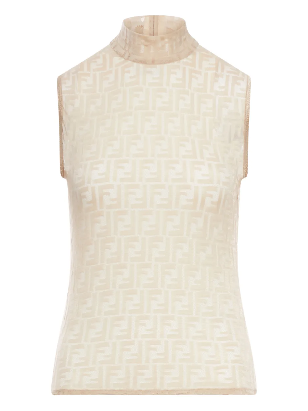 FENDI patterned top | Neutrals | Image 1