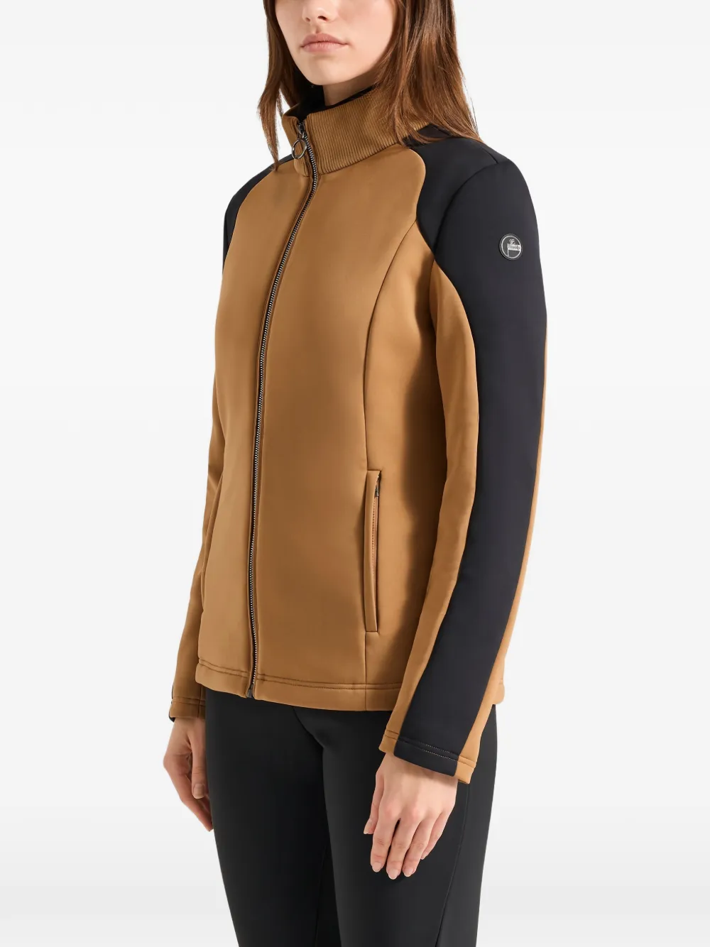 Fusalp Ilam Panelled Jacket In Brown