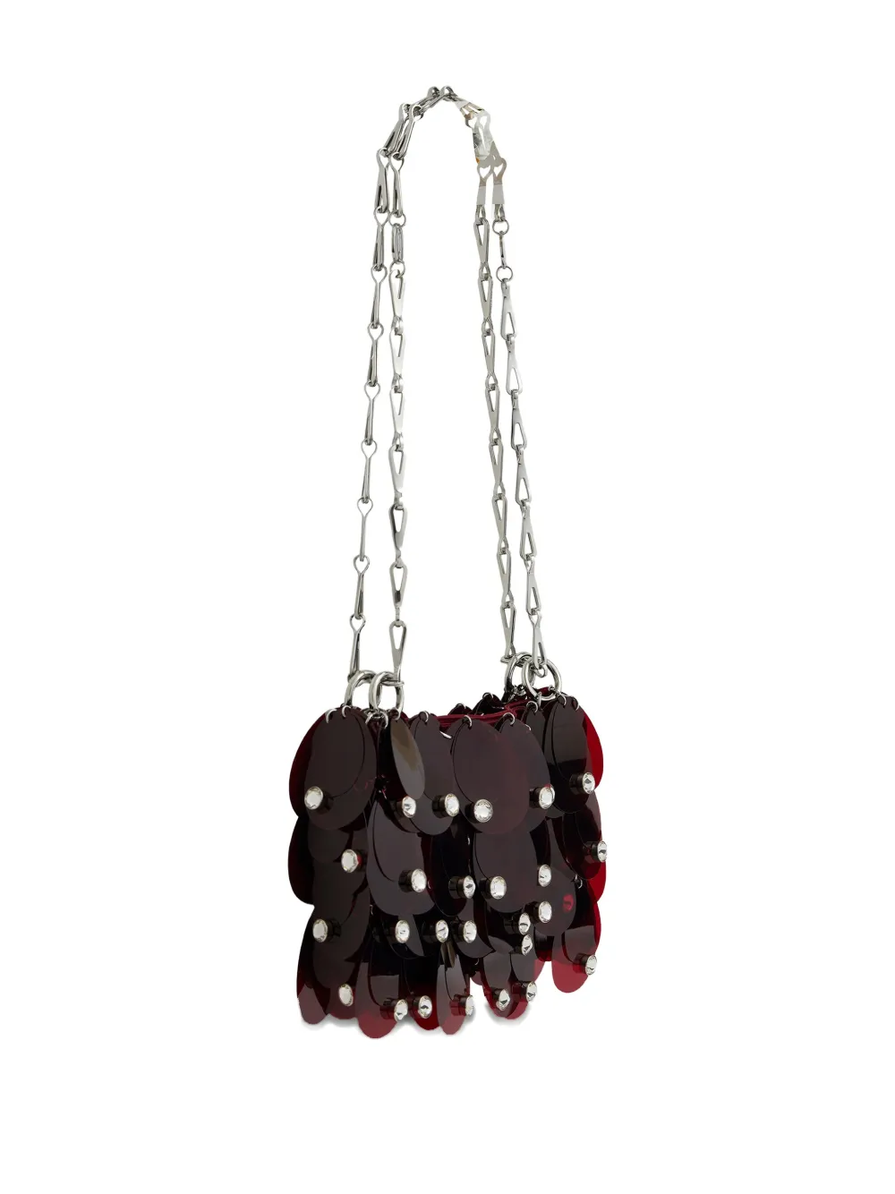 Rabanne Chain-strap Shoulder Bag In Brown