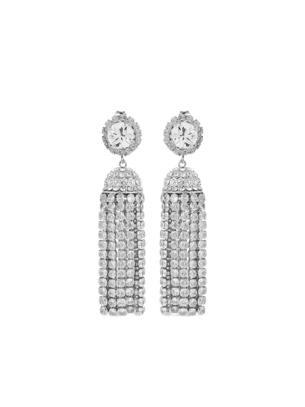 Rabanne Tassel Earrings in Silver