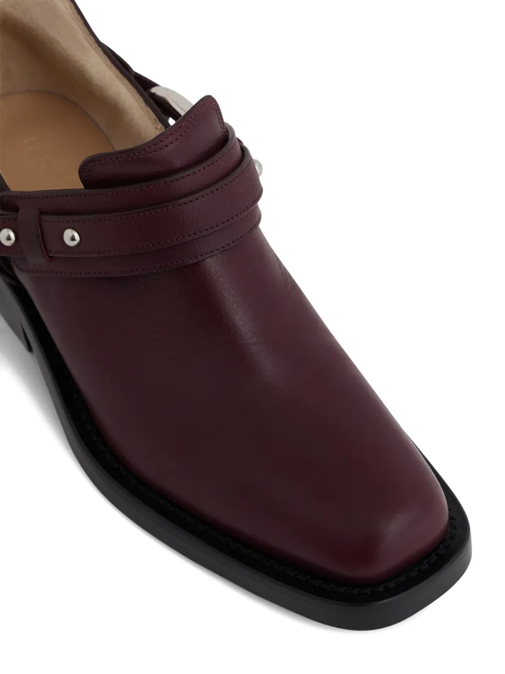 Rabanne XL Link biker enkellaarzen Rood