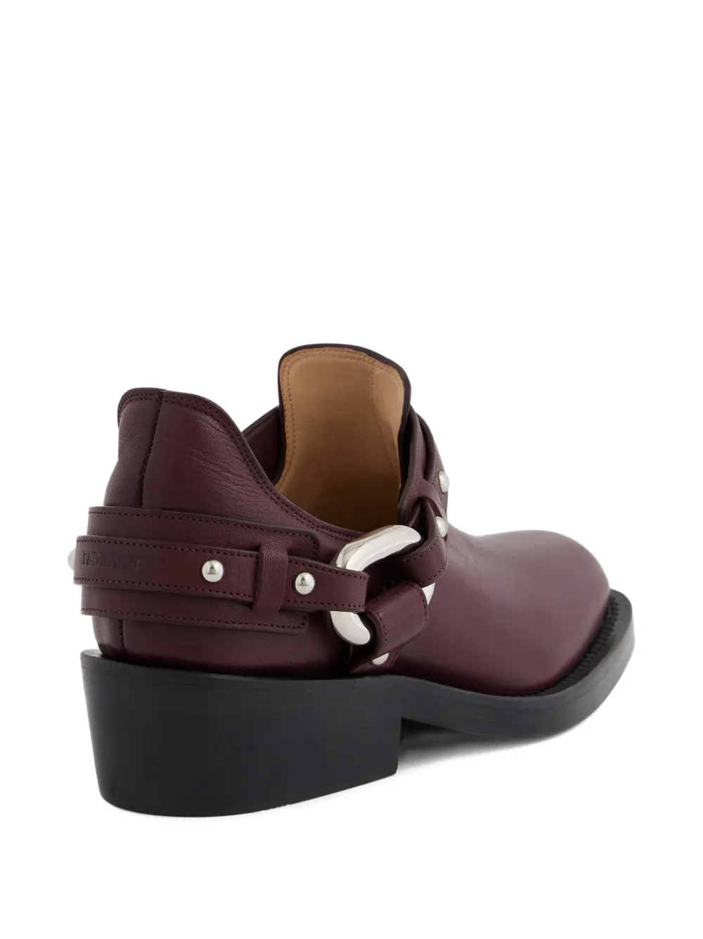 Rabanne XL Link biker enkellaarzen Rood