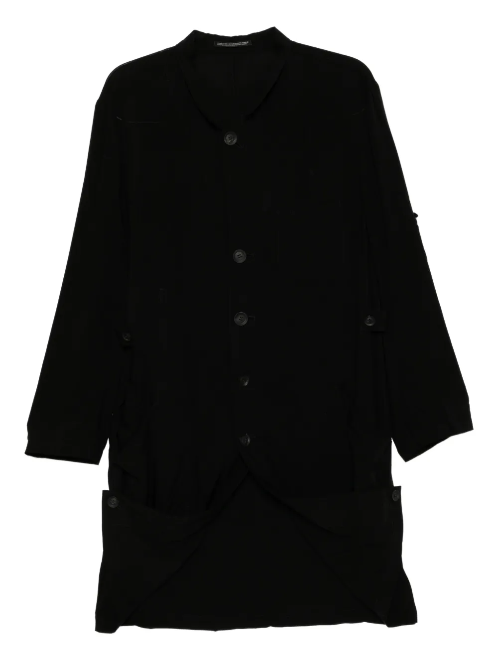 Yohji Yamamoto Cappotto monopetto - Nero