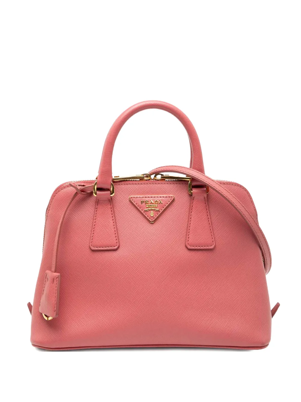 Prada Pre-Owned 2010-2025 Small Saffiano Lux Promenade satchel | Pink | Image 1