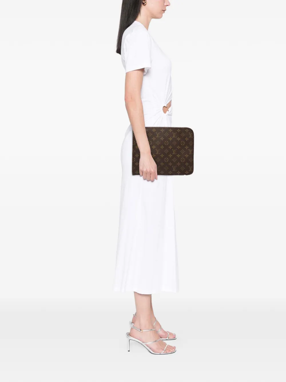 Louis Vuitton Pre-Owned 1986 Monogram Poche Documents Portfolio 30 clutch bag | marron | Image 1