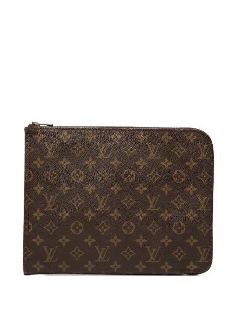 Louis Vuitton Pre-Owned 1986 Monogram Poche Documents Portfolio 30 clutch bag