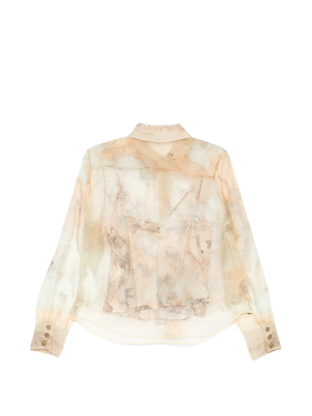  Zimmermann Rebellion Shirt - Neutrals 