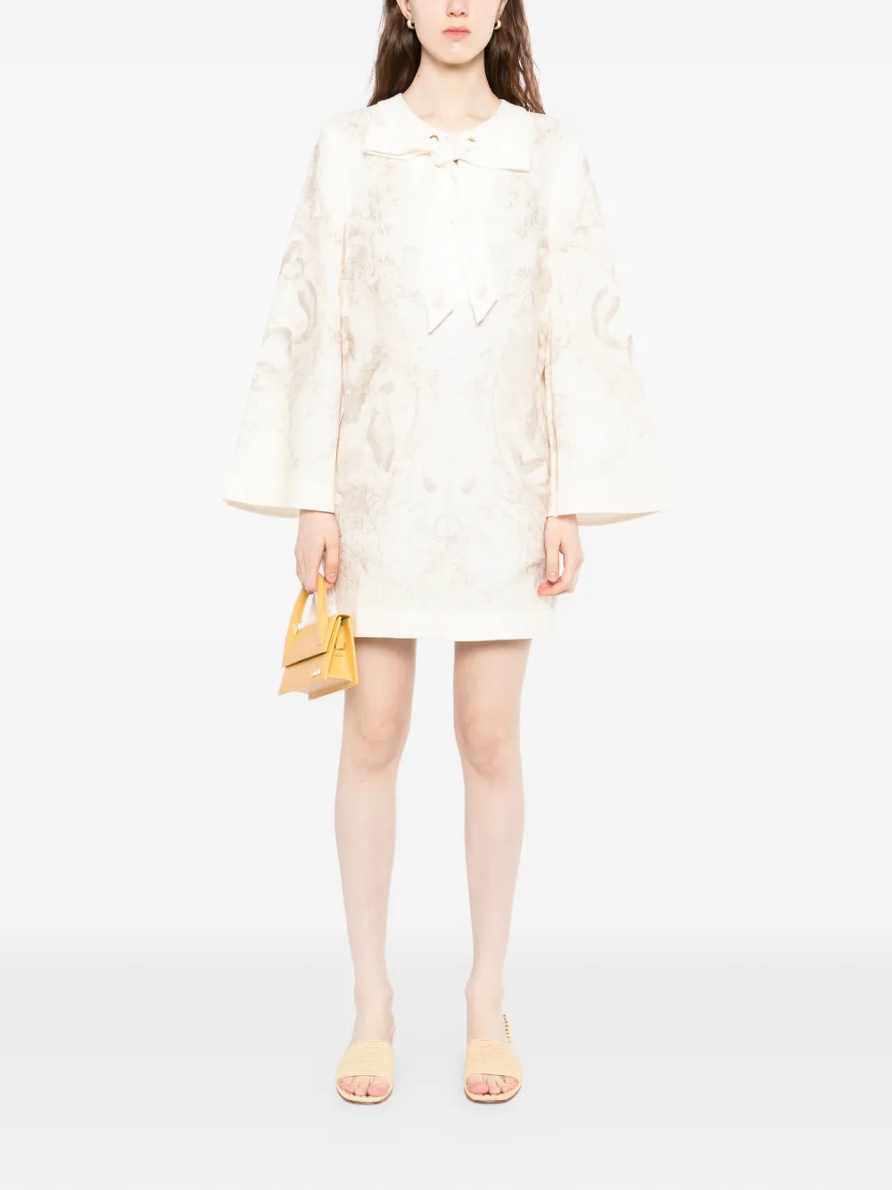 ZIMMERMANN Tuniek met gestrikte hals Beige