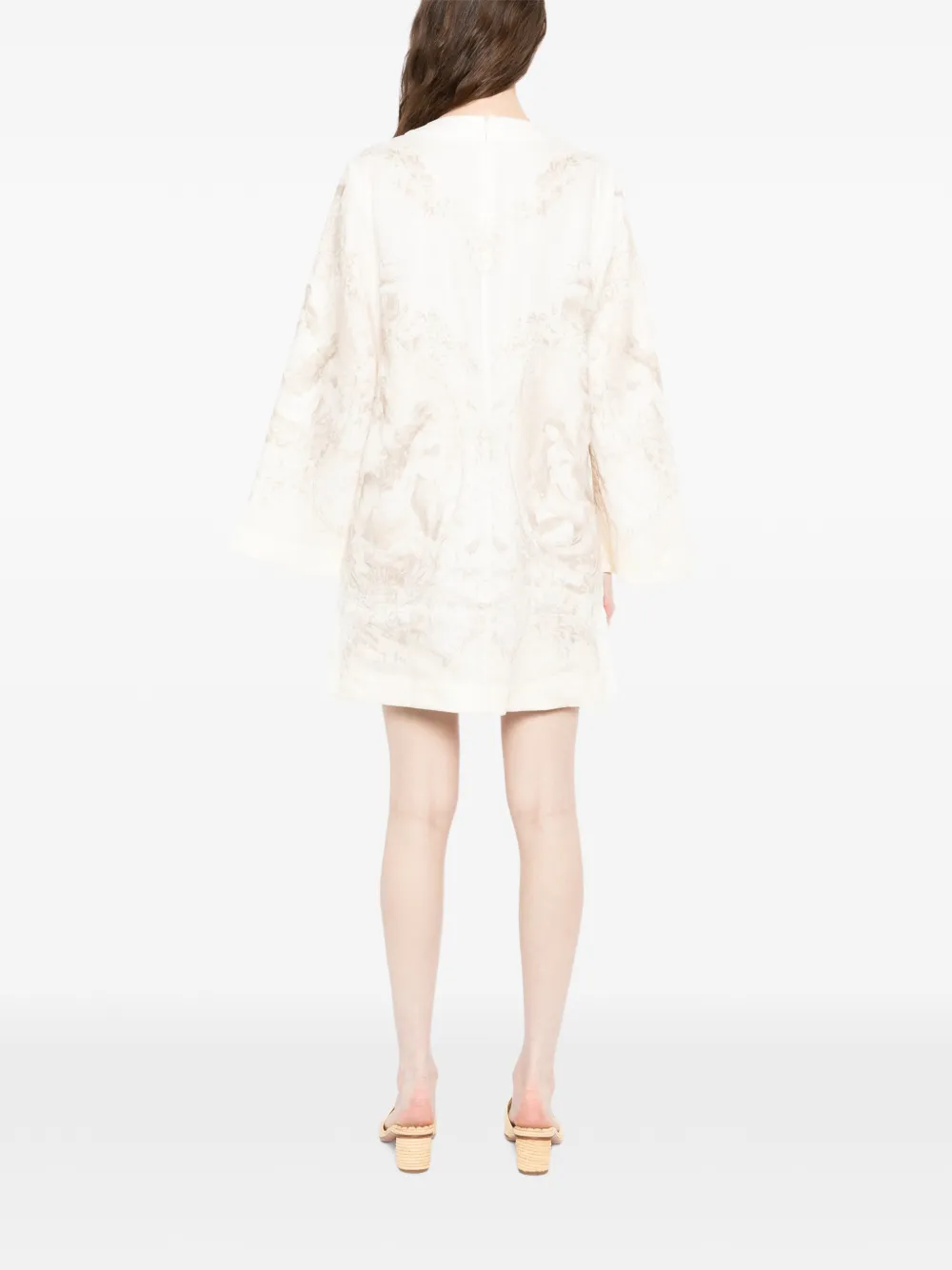 ZIMMERMANN Tuniek met gestrikte hals Beige