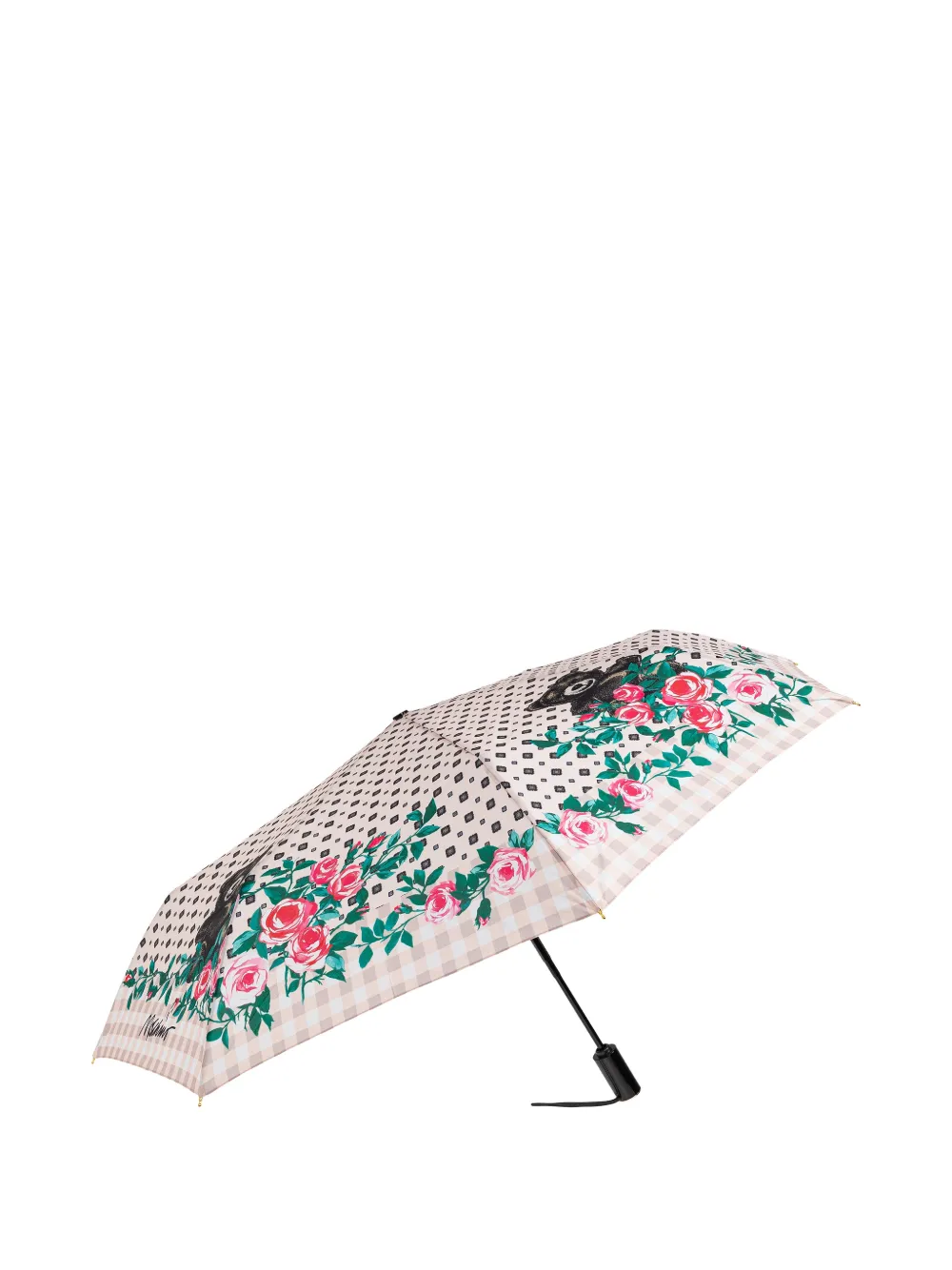 Moschino floral bear-print umbrella - Beige