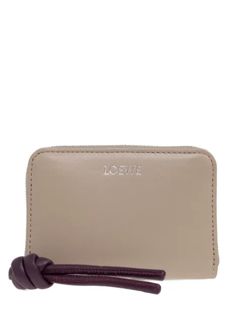 LOEWE knot-detail zip-fastening wallet