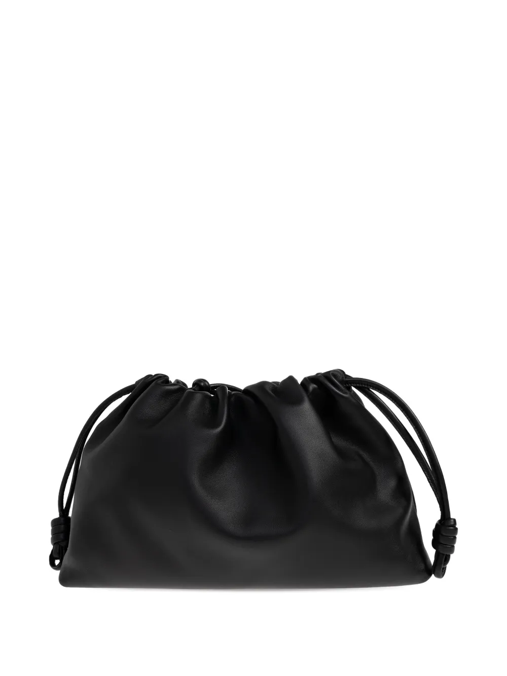  Loewe Large Flamenco Drawstring Shoulder Bag - Black 