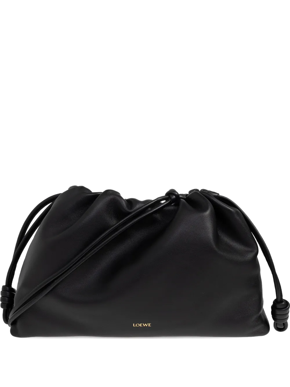 LOEWE large Flamenco drawstring shoulder bag - Nero