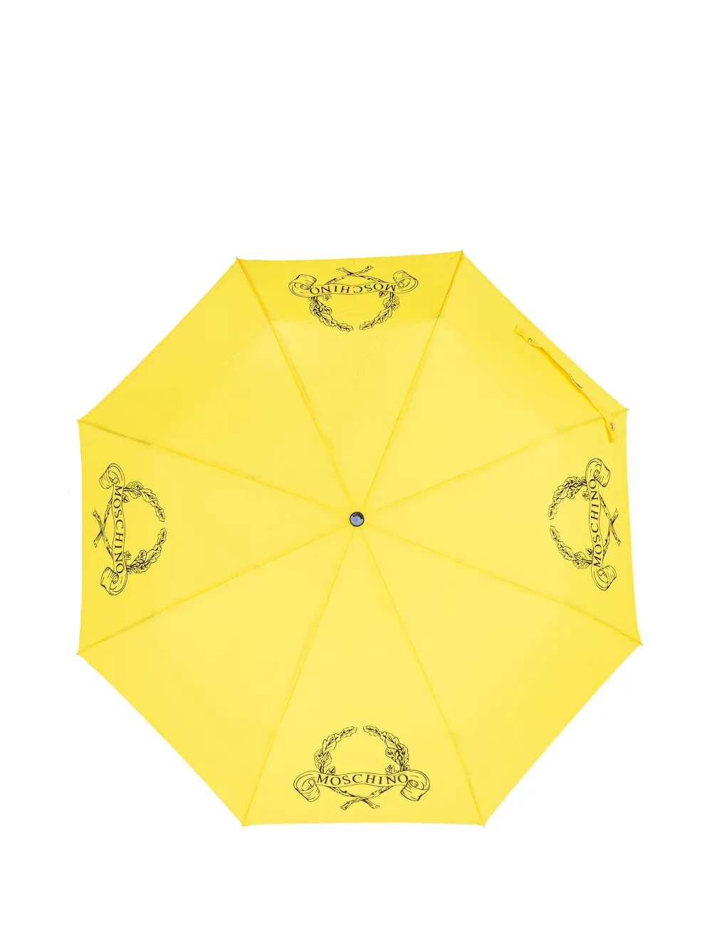 Moschino logo-motif umbrella - Geel
