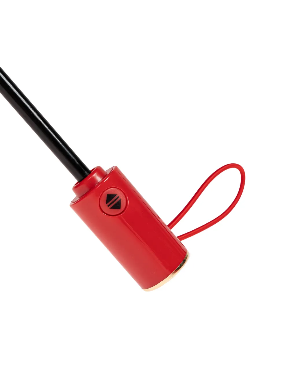 Moschino Paraplu met logopatroon Rood