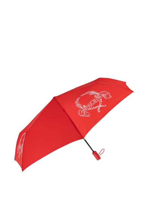 Moschino logo-motif umbrella