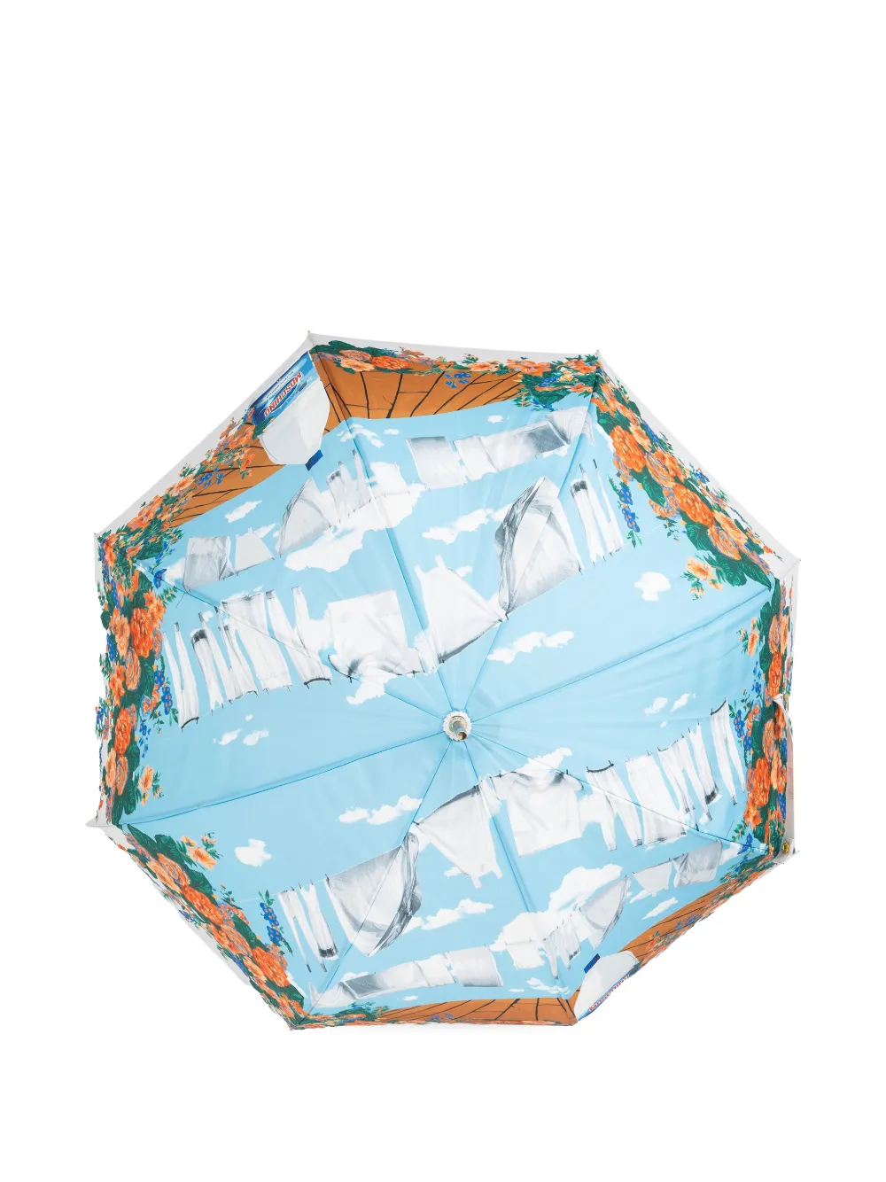 Moschino floral-print umbrella | Blue | Image 1