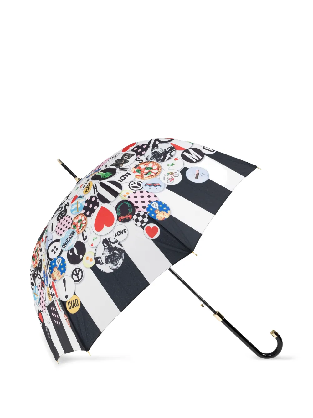 Moschino striped patterned umbrella | Men | Image 2
