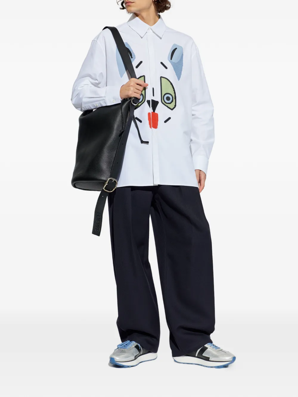 LOEWE x Louis Wain embellished shirt - Wit