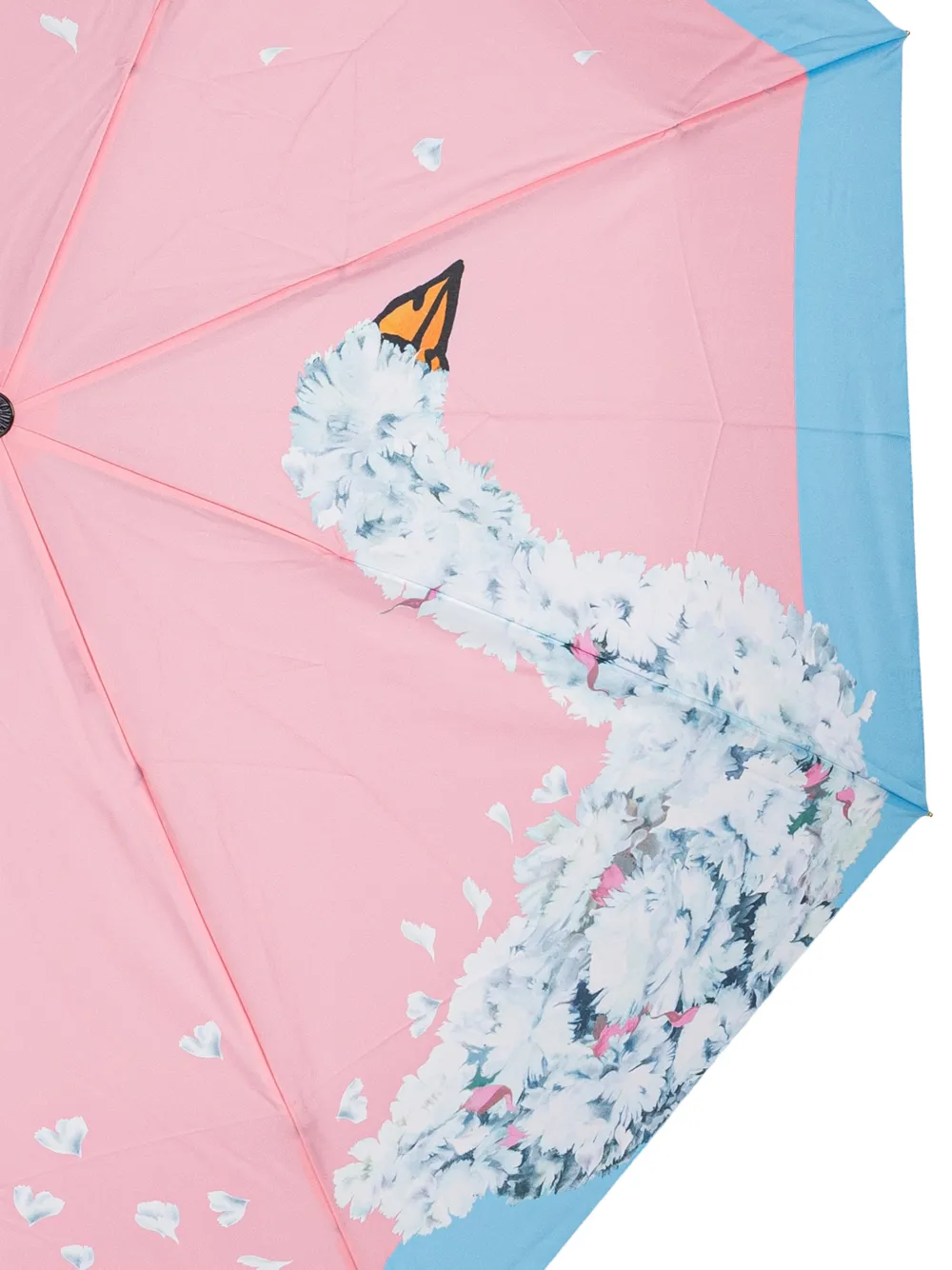 Moschino Paraplu met bloemenprint Roze