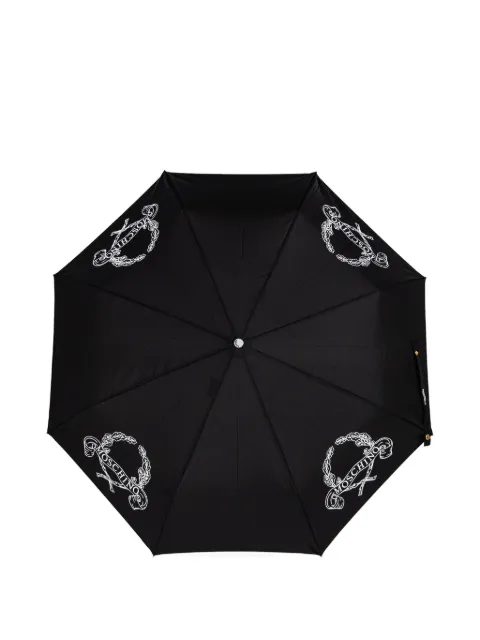 Moschino paraguas con motivo del logo