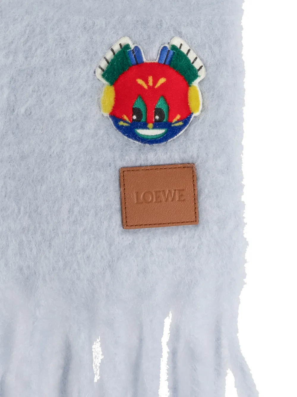 LOEWE bufanda con flecos y apliques de LOEWE x Louis Wain | Hombre | Image 2
