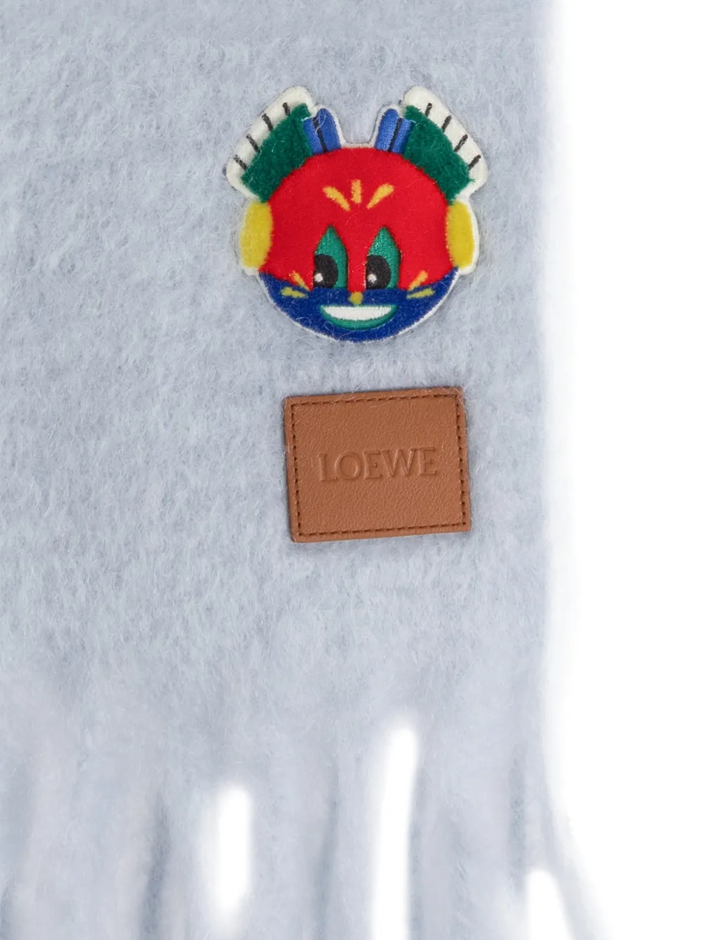 LOEWE mascada con flecos en colaboración con Louis Wain | Hombre | Image 2