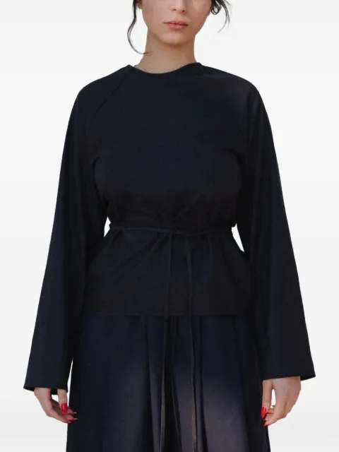 Baserange Apron silk maxi dress