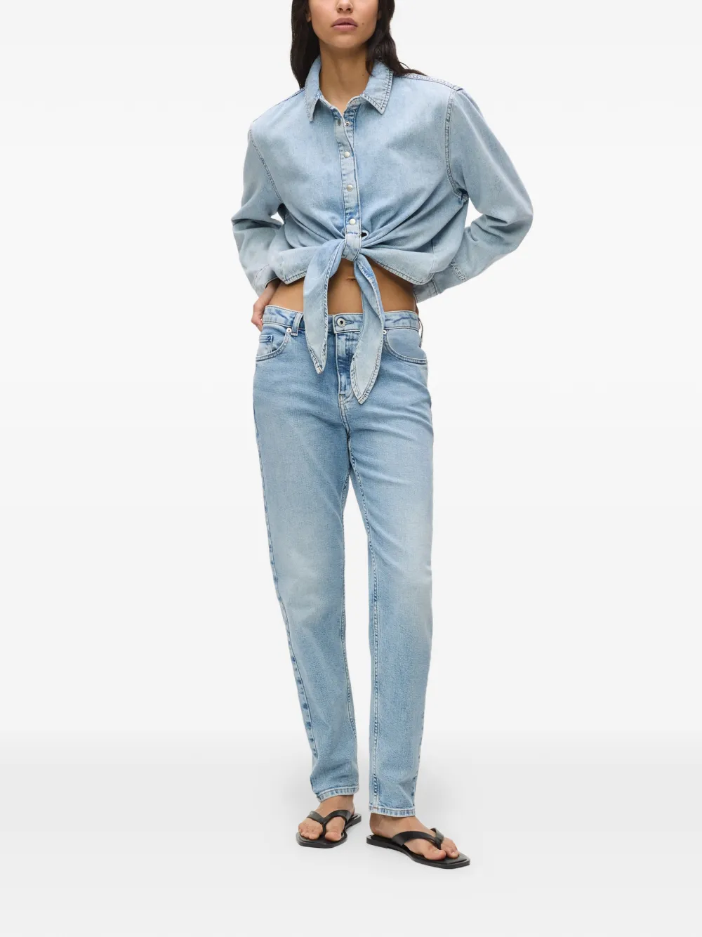  Karl Lagerfeld Jeans Logo-patch Jeans - Blue 
