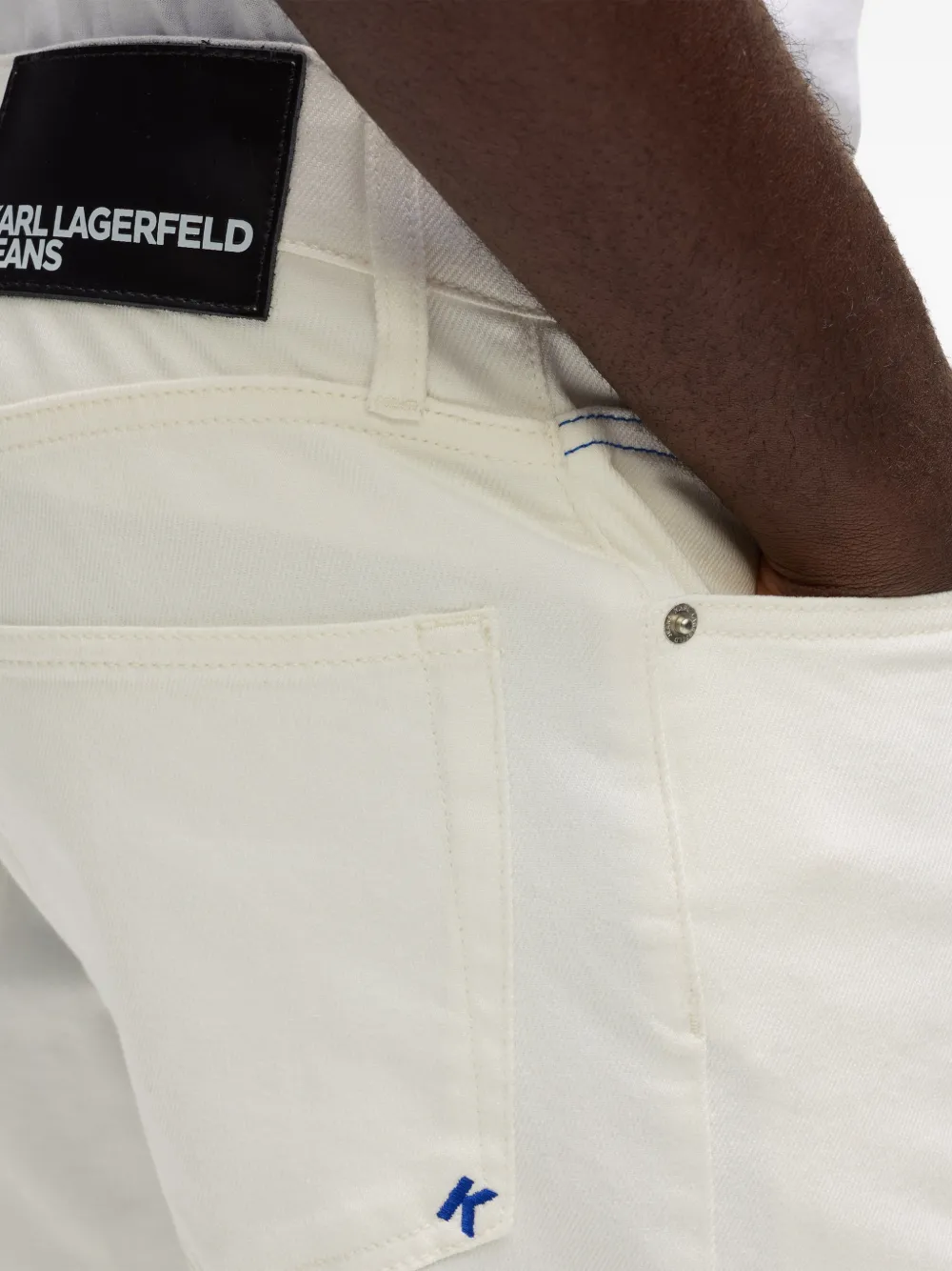 Karl Lagerfeld Jeans Katoenen jeans Wit